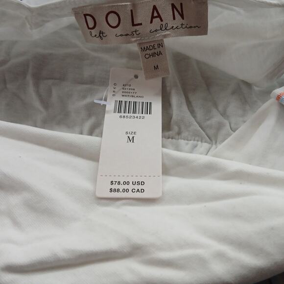 NWT - Anthropologie Dolan V-Neck Peplum Bow Tie Tank Size: M - Picture 2 of 10